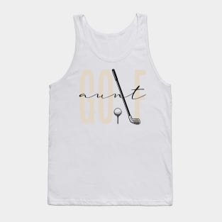 Golf Aunt Mothers Day Gift For Women Mothers Day Tank Top